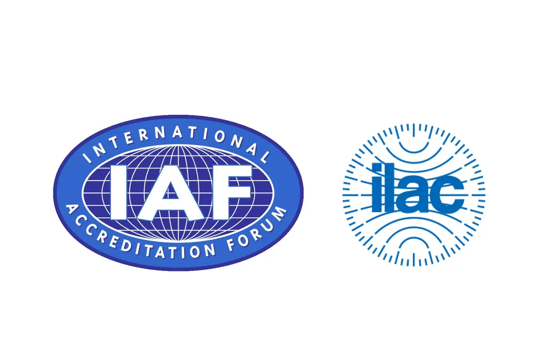 International Accreditation Forum (IAF) and International Laboratory Accreditation Cooperation (ILAC) logos