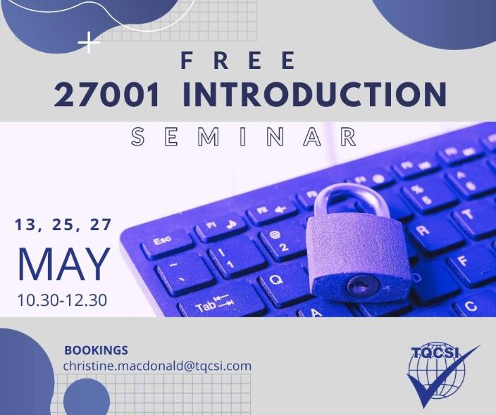 ISO/IEC 27001 free Seminar